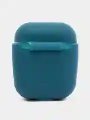 Синий меланж силиконовый чехол для наушников Apple AirPods 1 / 2