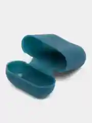 Синий меланж силиконовый чехол для наушников Apple AirPods 1 / 2