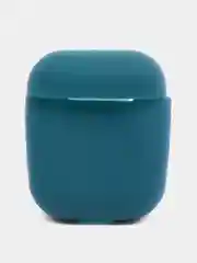 Синий меланж силиконовый чехол для наушников Apple AirPods 1 / 2