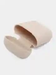 Светло-бежевый силиконовый чехол для наушников Apple AirPods 1 / 2