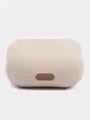 Светло-бежевый силиконовый чехол для наушников Apple AirPods 1 / 2