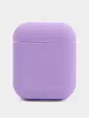 Аметистовый силиконовый чехол для наушников Apple AirPods 1 / 2