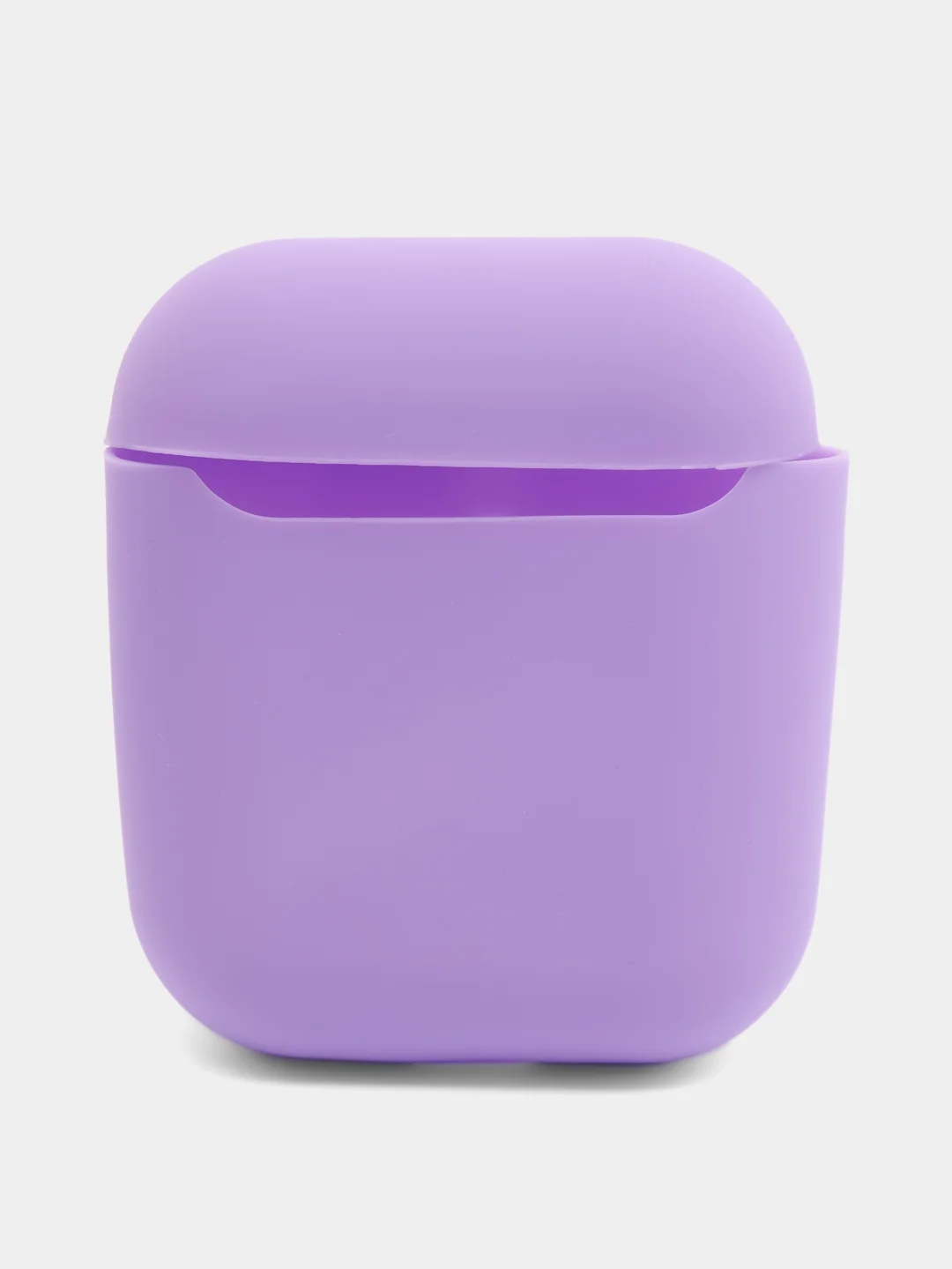 Аметистовый силиконовый чехол для наушников Apple AirPods 1 / 2