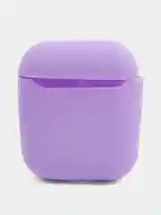 Аметистовый силиконовый чехол для наушников Apple AirPods 1 / 2
