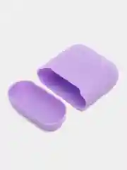 Аметистовый силиконовый чехол для наушников Apple AirPods 1 / 2