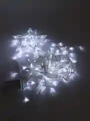Белый гирлянда-штора ЗВЕЗДА, 3м*1м