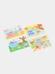Настольная развивающая игра на липучках "Мой Дом" Picnmix, пазлы для детей, игры в дорогу
