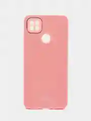 Розовый чехол Xiaomi Redmi 9C, Redmi 9C NFC, Redmi 10A, Сяоми Редми 9С,  пластиковый под стекло