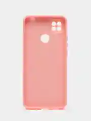 Розовый чехол Xiaomi Redmi 9C, Redmi 9C NFC, Redmi 10A, Сяоми Редми 9С,  пластиковый под стекло
