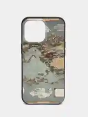 Зеленый чехол на айфон 12, 13, 13 Pro, 14, 14 Plus, 14 Pro, чехол для iPhone с принтом, Про, Плюс