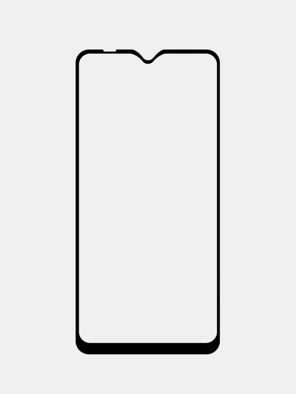 Премиум защитное стекло Samsung A10, M10, M01S олеофобное покрытие, черная рамка