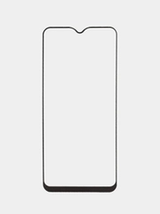 Защитное стекло на Samsung A50/A20/A30/A30s/M21/M31, олеофобное покрытие, черная рамка