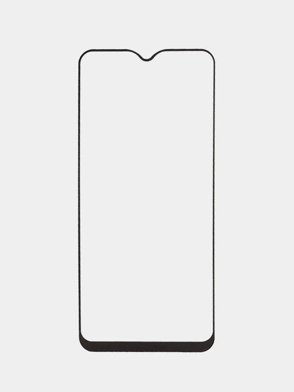 Защитное стекло на Samsung A50/A20/A30/A30s/M21/M31, олеофобное покрытие, черная рамка