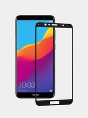 Защитное стекло 21D Huawei Y6 2018, c набором для поклейки