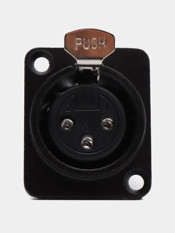 Разъем XLR "мама" панельный Stagg 975BK