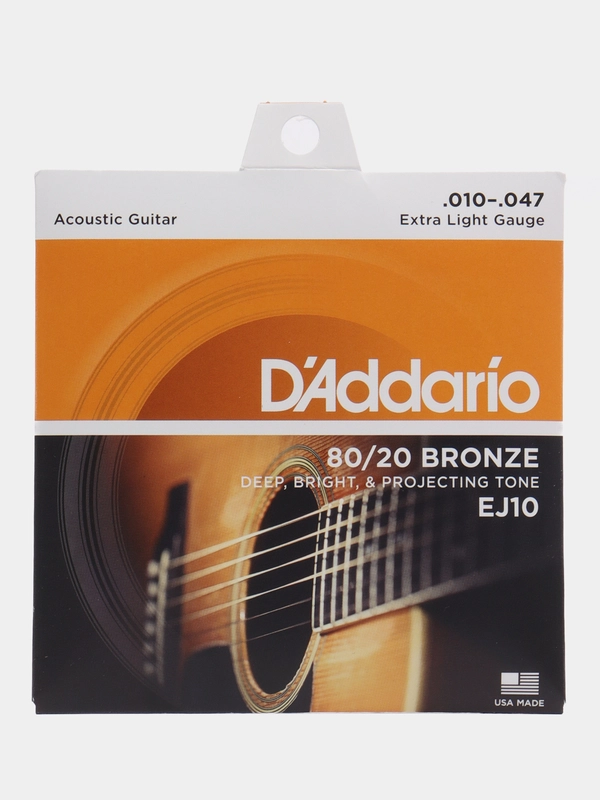 Струны для акустической гитары DAddario EJ10