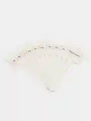 Белый планшетка для резинок Hand made, 10 штук