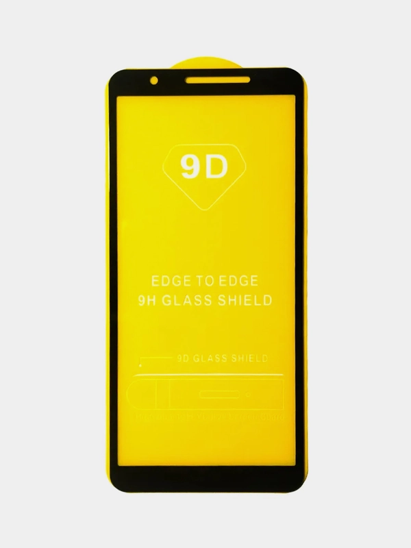 Защитное стекло на Samsung Galaxy A01 Core/M01 Core Черное ( Самсунг A01 Core/ M01 Core)