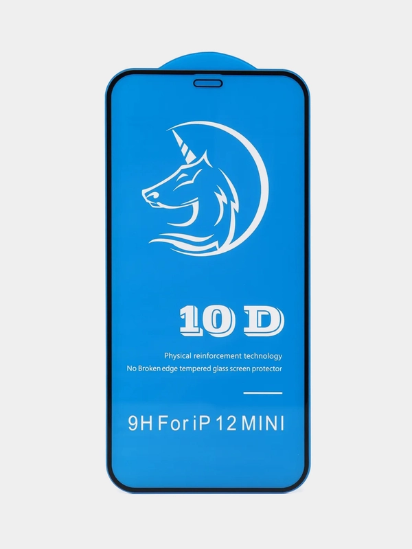 Защитное стекло STiX 10D iPhone 12 Mini с рамкой ,черное (PREМIUМ Олеофобное)