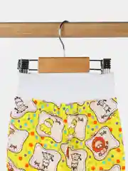 Желтый ползунки для малышей на манжетах