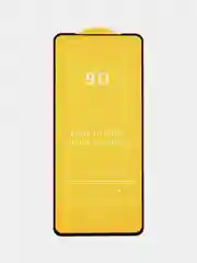 Черный защитное стекло 9D на желтой подложке для IPHONE 13PRO, защита дисплея, олеофобное