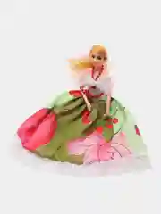 Кремовый кукла-модель, с аксессуарами, в бальном платье,   подарок к 8-му марта