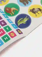 Татарская раскраска "Животные Африки. QR-коды, наклейки". ТАТМЕДИА
