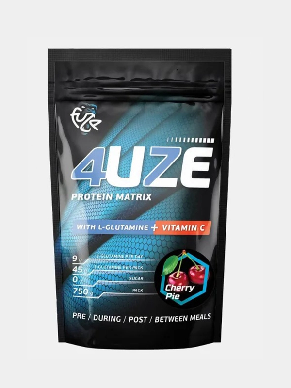 Мультикомпонентный протеин Fuze Glutamine + Vitamin C, 750 г