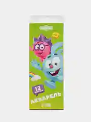 Лайм краска акварельная, медовая, 12 цветов