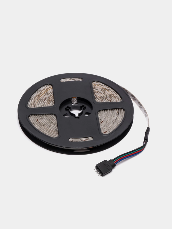 СВЕТОДИОДНАЯ ЛЕНТА LED SMD 3528 С БЛОКОМ ПИТАНИЯ И ПУЛЬТОМ RGB