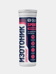 Электролит/изотоник GLS Pharmaceuticals RADJAR шипучие таблетки (клубника) №10