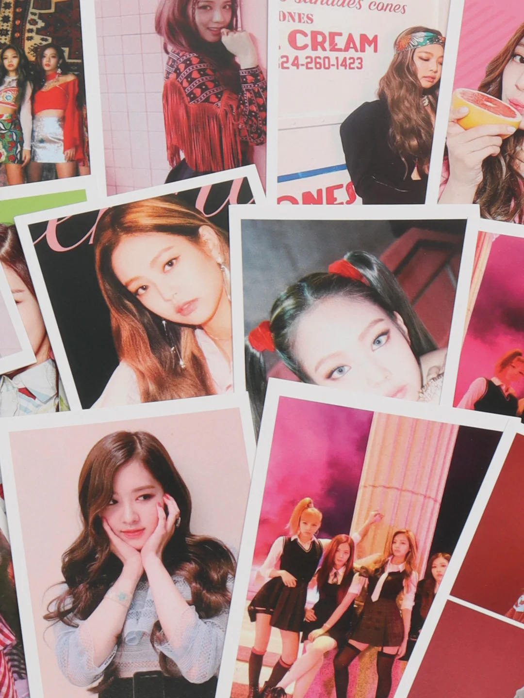 Сиреневый карточки K-POP "BLACKPINK", 30 штук