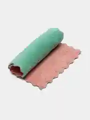Розовый кухонная тряпка-салфетка из микрофибры двухцветная, полотенце, салфетка для кухни