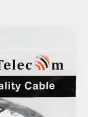 Черный кабель аудио-видео TAV7150 Telecom 3RCA to 3RCA, кабель соединительный, RCA-тюльпаны