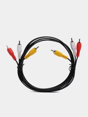 Кабель аудио-видео TAV7150 Telecom 3RCA to 3RCA, кабель соединительный, RCA-тюльпаны