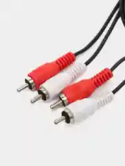 Черный соединительный кабель Telecom TAV7158, 2RCA to 2RCA, стерео