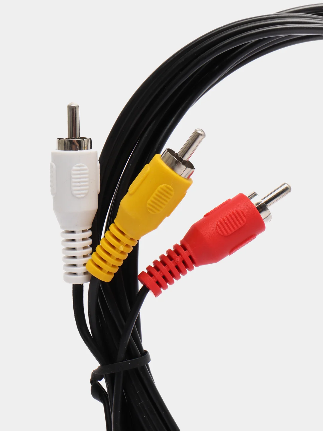 Черный кабель соединительный Telecom, 3.5 mm, jack - RCA x3 тюльпан