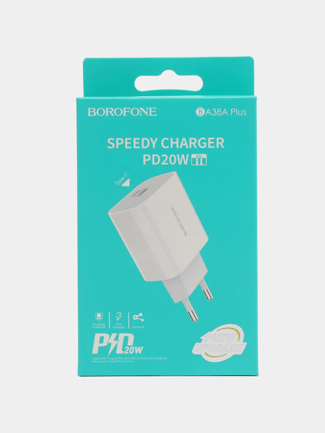 Белый блок питания для Apple 20W Borofone BA38A, адаптер Type-С