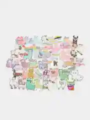 Стикеры Лама, 50шт, аниме / наклейки / стикерпак