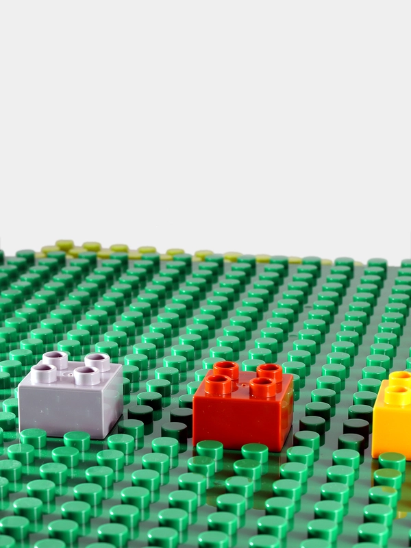Строительная платформа для крупного конструктора типа Lego Duplo , пластина 25х51 см