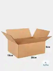 Бронзовый картонная коробка Alfa 30х30х10, 30х19х8 см для упаковки подарка