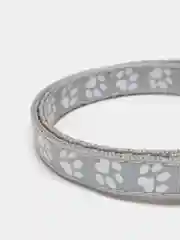Серый ошейник с колокольчиком для кошек и собак маленьких пород