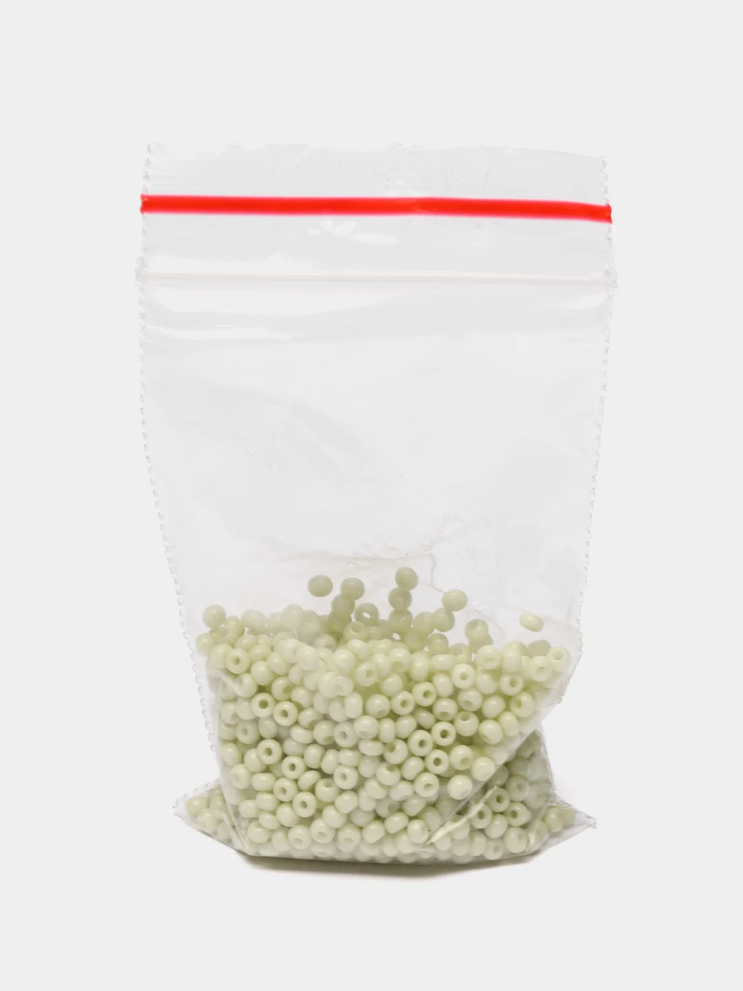 Зелёный хаки бисер чешский Preciosa, Чехия, № 10, Natural Opaque