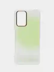 Лайм силиконовый чехол Xiaomi Redmi 10 рисунком,из органического стекла