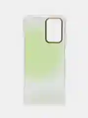 Лайм силиконовый чехол Xiaomi Redmi 10 рисунком,из органического стекла