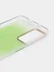 Лавандовый чехол силиконовый для Note 11, с рисунком, из органического стекла