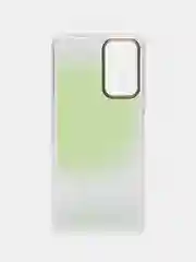 Лавандовый чехол силиконовый для Note 11, с рисунком, из органического стекла