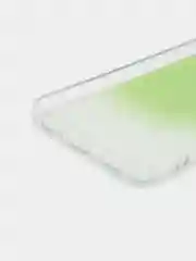Лайм силиконовый чехол Samsung A22 рисунком,из органического стекла