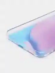 Лавандовый силиконовый чехол Samsung A11 M11 рисунком,из органического стекла