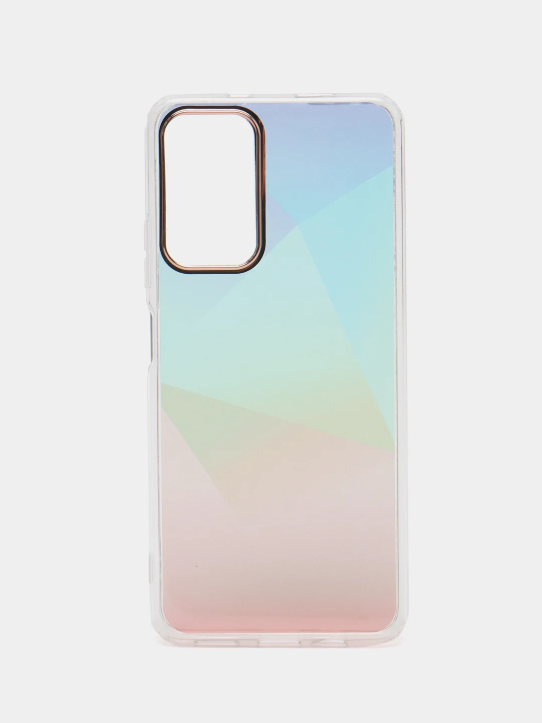 Мятный чехол силиконовый для Note 11, с рисунком, из органического стекла